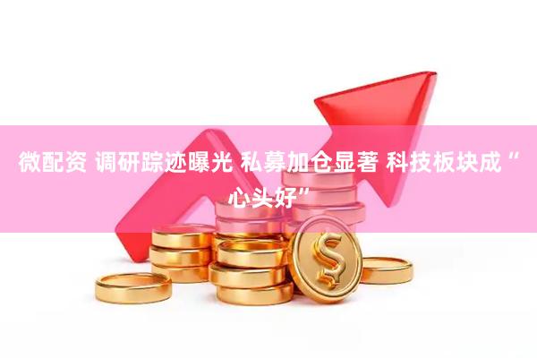 微配资 调研踪迹曝光 私募加仓显著 科技板块成“心头好”