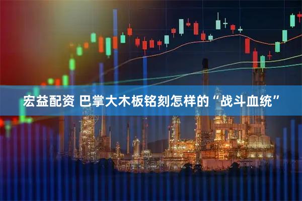宏益配资 巴掌大木板铭刻怎样的“战斗血统”